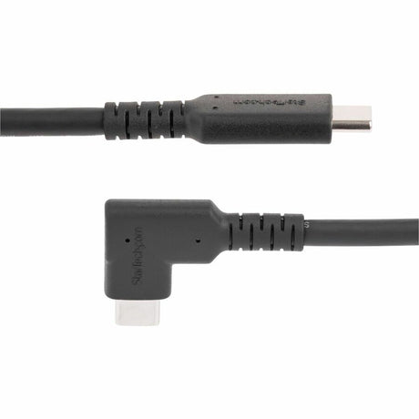 StarTech.com 3ft (1m) Rugged Right Angle USB-C Cable, USB 10 Gbps, USB C to C Data Transfer Cable, 100W PD, 4K 60Hz, 90 Degree USB-C Cable — RUSB31CC1MBR