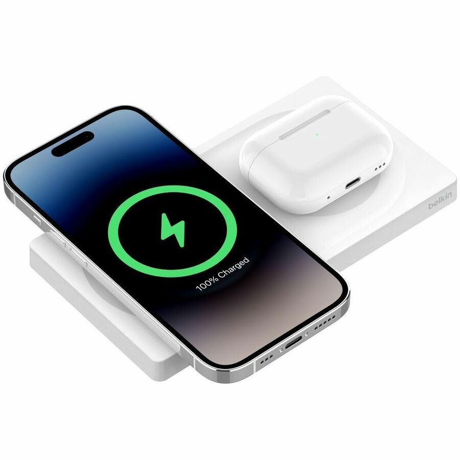 Belkin BoostCharge Pro MagSafe 2-in-1 Charging Pad — WIZ019ttWH