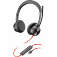 Poly Blackwire 8225 Microsoft Teams Certified Headset +USB-C/A Adapter TAA — 7E2K8AA#ABA
