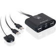 IOGEAR 2x4 USB 2.0 Peripheral Sharing Switch — GUS402