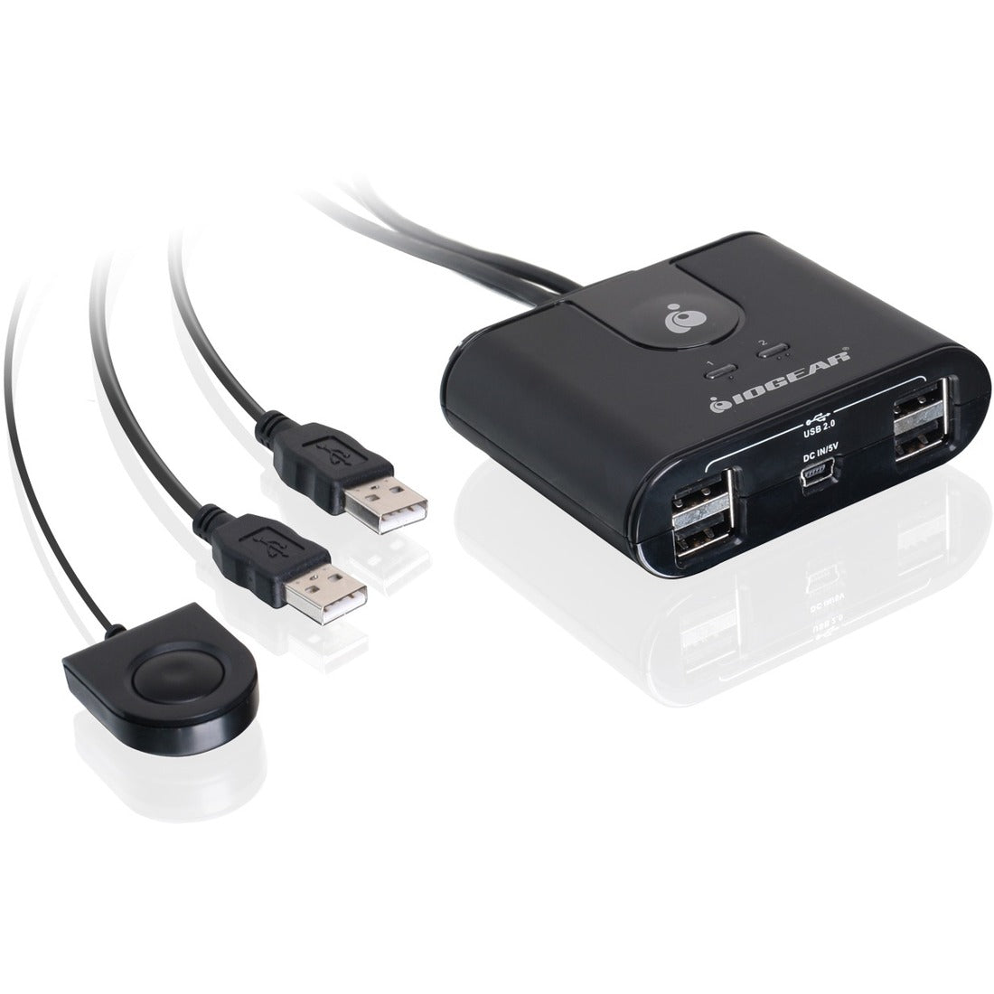 IOGEAR 2x4 USB 2.0 Peripheral Sharing Switch — GUS402