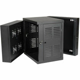 Eaton Tripp Lite Series SmartRack 12U Switch-Depth Wall-Mount Small Rack Enclosure for Harsh Environments, Hinged Back, 230V — SRWX12USNEMA
