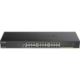 D-Link 28-Port 10-Gigabit Smart Managed Switch — DGS-1250-28X-6KV