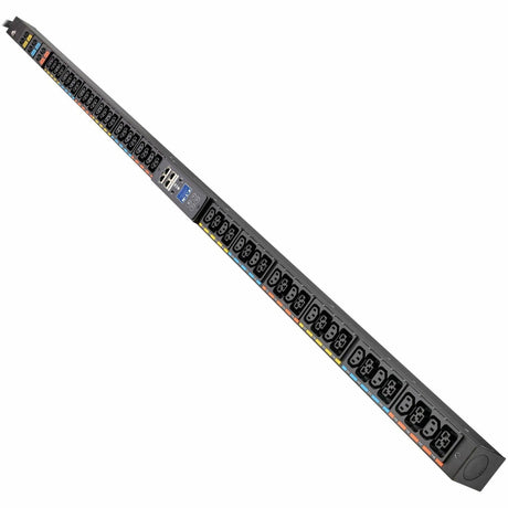 Eaton 3-Phase Managed Rack PDU G4, 240/415V, 48 Outlets, 24A/32A, 17.3kW, 532P6W Input, 10 ft. Cord, 0U Vertical, TAA — EVMAG332C
