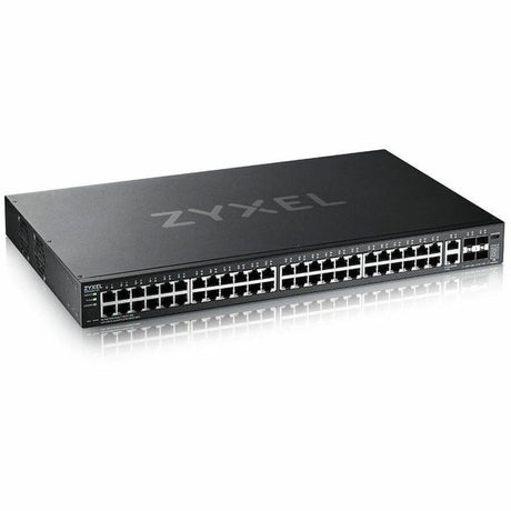 ZYXEL XGS2220-54 48-Port Gigabit L3 Managed and Nebula Pro Cloud Managed Switch with 4 SFP+ 10G Uplinks and 2 10G Ethernet Ports — XGS2220-54