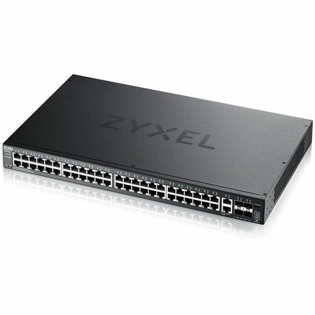 ZYXEL XGS2220-54 48-Port Gigabit L3 Managed and Nebula Pro Cloud Managed Switch with 4 SFP+ 10G Uplinks and 2 10G Ethernet Ports — XGS2220-54