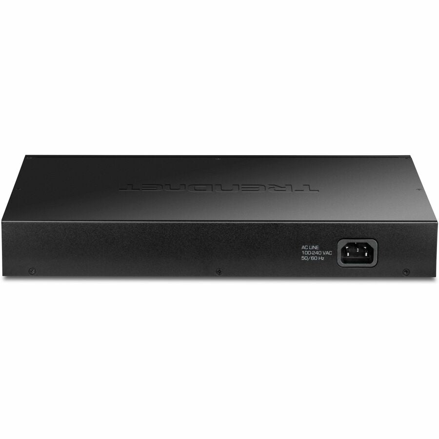 TRENDnet 10-Port Gigabit Web Smart PoE++ Switch, TPE-1020SB, 8 x Gigabit 95W PoE++ Ports, 2 Gigabit SFP Ports, 180W PoE Power Budget, Lifetime Protection, Black — TPE-1020SB