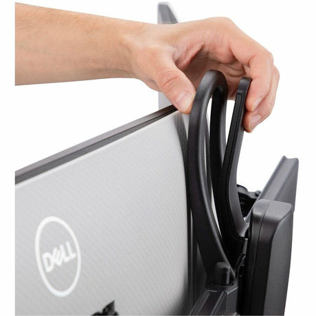 StarTech.com Crossbar Dual Monitor Desk Stand For 27inch Screens, Max Cap 26.4lb, VESA Mount 75x75/100x100, Toolless Height Adjustment — 2MC1S-MONITOR-STAND