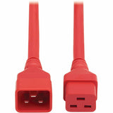 Eaton Tripp Lite Series Power Extension Cord, C20 to C19 - Heavy-Duty, 20A, 250V, 12 AWG, 6 ft. (1.8 m), Red — P036-006-ARD