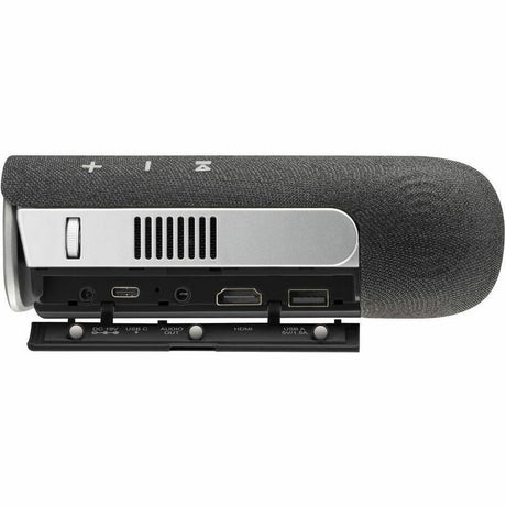 ViewSonic M1X Portable LED Projector with Smart Stand, Harman Kardon Speakers, Built-In Battery, H/V Keystone, 4 Corner Adjustment, Bluetooth, Wi-Fi, USB-C, Powered USB A — M1X