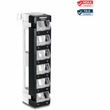 TRENDnet 12-Port Blank Angled Wall Mount Keystone Patch Panel, TC-KP12V, Use with TRENDnet Keystone Jacks (Sold Separately), Snap-in Style, Quick and Easy Access, 89D Wall Mount Bracket Included — TC-KP12V