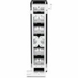 TRENDnet 12-Port Blank Angled Wall Mount Keystone Patch Panel, TC-KP12V, Use with TRENDnet Keystone Jacks (Sold Separately), Snap-in Style, Quick and Easy Access, 89D Wall Mount Bracket Included — TC-KP12V