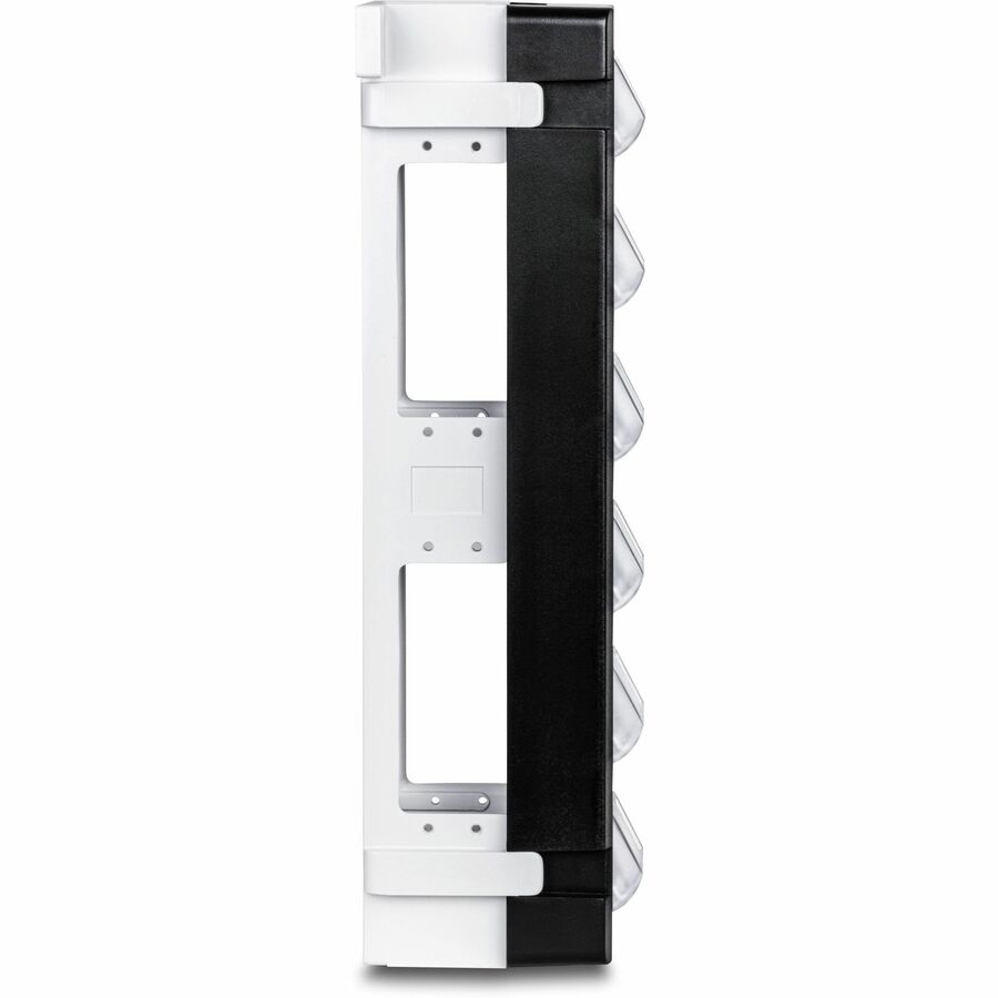TRENDnet 12-Port Blank Angled Wall Mount Keystone Patch Panel, TC-KP12V, Use with TRENDnet Keystone Jacks (Sold Separately), Snap-in Style, Quick and Easy Access, 89D Wall Mount Bracket Included — TC-KP12V
