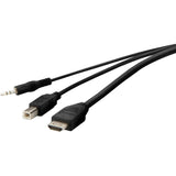 Belkin TAA HDMI/USB/AUD CBL,HDMI M/M; USB A/B, 6' — F1DN1CCBL-HH6t