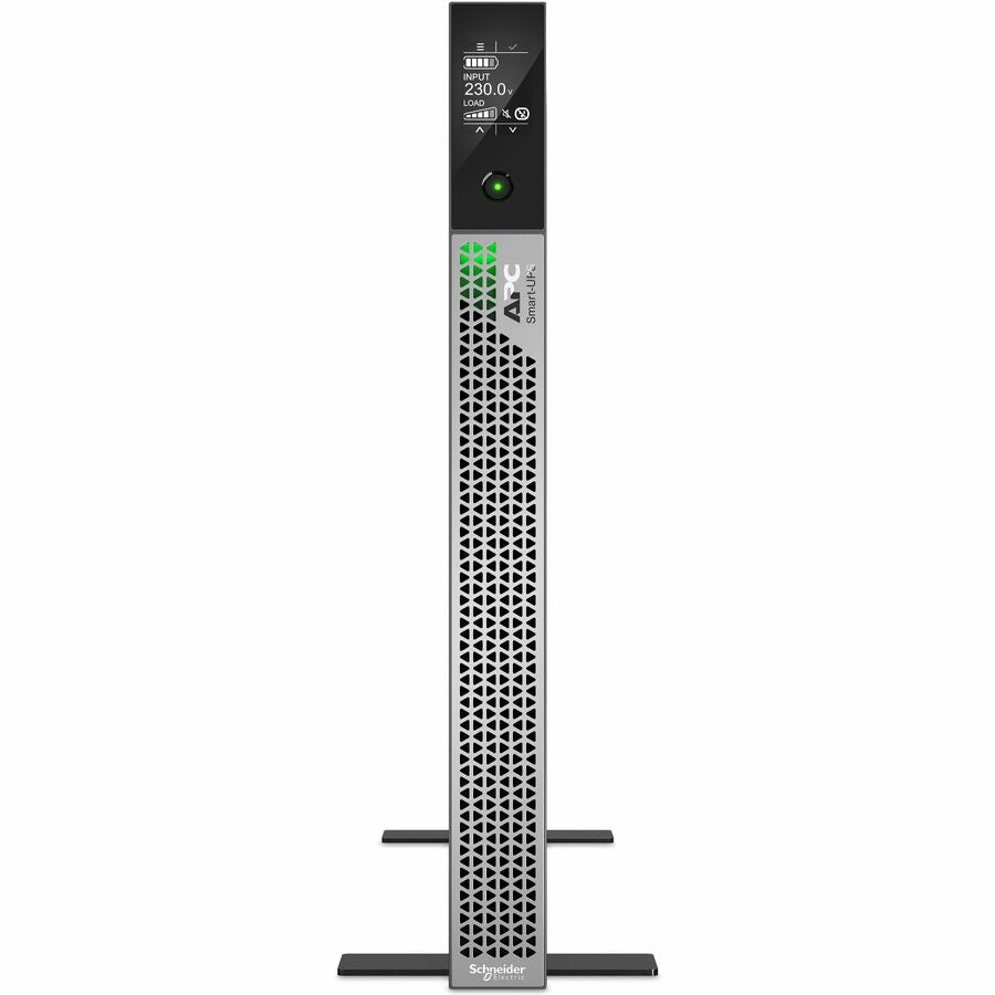 APC Smart-UPS Ultra On-Line, 3000VA, Lithium-ion, Rack/Tower 1U, 208/230V, 3x C13, 2x C19 IEC outlets, Network Card, Extended runtime, W/rail kit — SRTL3KRM1UWNC