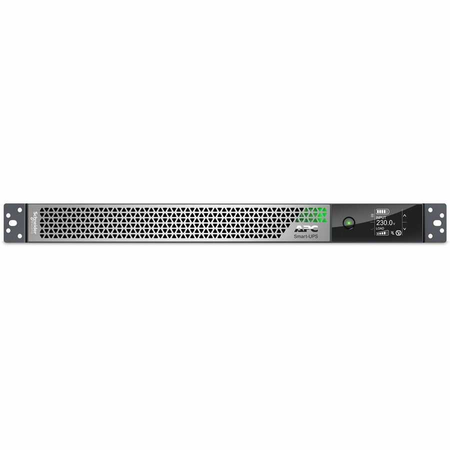 APC Smart-UPS Ultra On-Line, 3000VA, Lithium-ion, Rack/Tower 1U, 208/230V, 3x C13, 2x C19 IEC outlets, Network Card, Extended runtime, W/rail kit — SRTL3KRM1UWNC