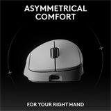 Logitech G PRO X SUPERLIGHT 2 DEX LIGHTSPEED Wireless Gaming Mouse, 60g Pro-Grade Lightweight Mouse With 5 Programmable Buttons, 32k DPI Sensor, USB-C Charging, for PC/Mac - White — 910-007363