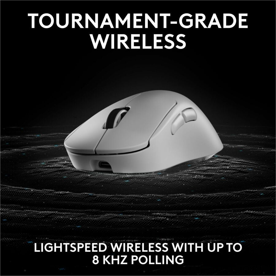 Logitech G PRO X SUPERLIGHT 2 DEX LIGHTSPEED Wireless Gaming Mouse, 60g Pro-Grade Lightweight Mouse With 5 Programmable Buttons, 32k DPI Sensor, USB-C Charging, for PC/Mac - White — 910-007363