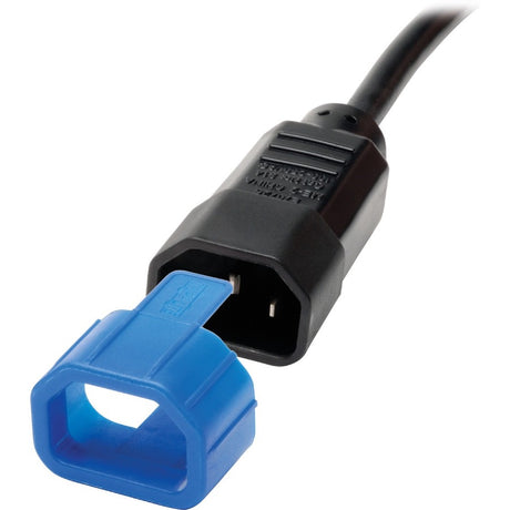 Eaton Tripp Lite Series Plug-Lock Inserts (C14 power cord to C13 outlet), Blue, 100 pack — PLC13BL