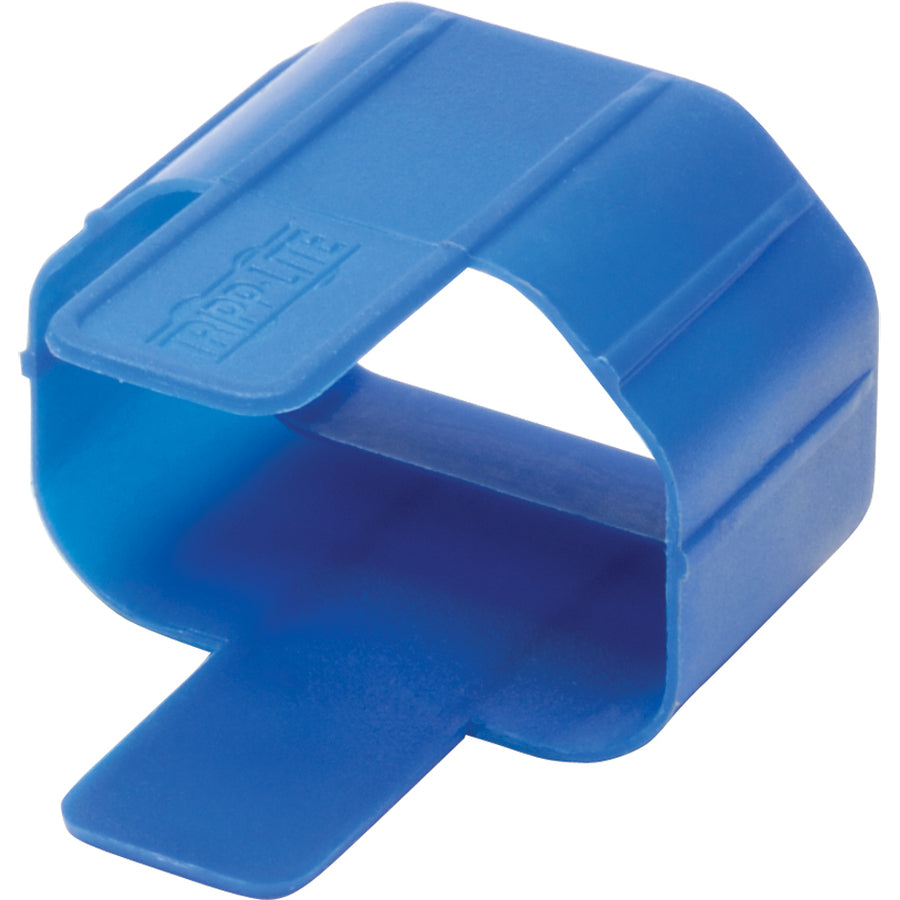Eaton Tripp Lite Series Plug-Lock Inserts (C14 power cord to C13 outlet), Blue, 100 pack — PLC13BL