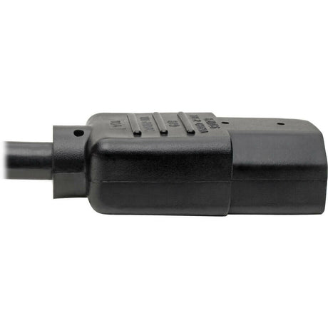 Eaton Tripp Lite Series Hospital-Grade Power Cord, NEMA 5-15P to C13 - Green Dot, 15A, 125V, 14 AWG, 25 ft. (7.62 m), Black — P006-025-HG15