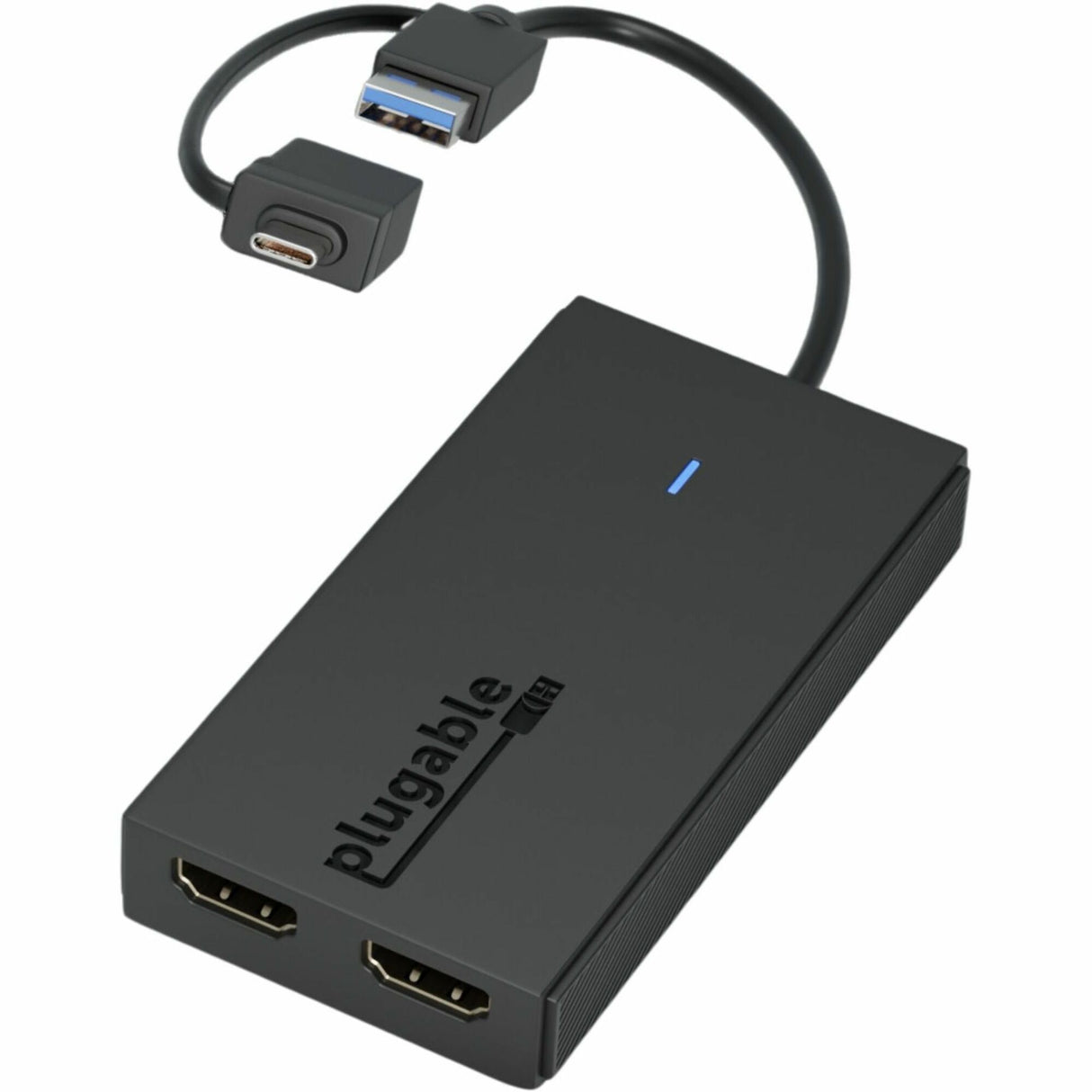 Plugable Dual Monitor Adapter for M1/M2/M3/M4 macOS Systems, Windows, ChromeOS. Broad Compatibility — UGA-HDMI-2S