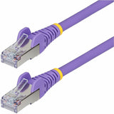 StarTech.com 10ft Purple CAT6a Ethernet Cable, Snagless RJ45, 10G, 100W PoE, S/FTP, LSZH, 27AWG Bare Copper, 500MHz, Shielded Network Cord — NLPL-10F-CAT6A-PATCH
