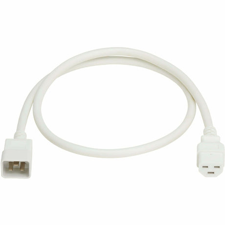 Eaton Tripp Lite Series Power Cord, C20 to C21 - Heavy-Duty, 20A, 250V, 12 AWG, 3 ft. (0.9 m), White — P035-003-AWH