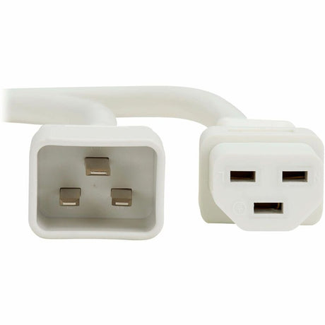 Eaton Tripp Lite Series Power Cord, C20 to C21 - Heavy-Duty, 20A, 250V, 12 AWG, 3 ft. (0.9 m), White — P035-003-AWH