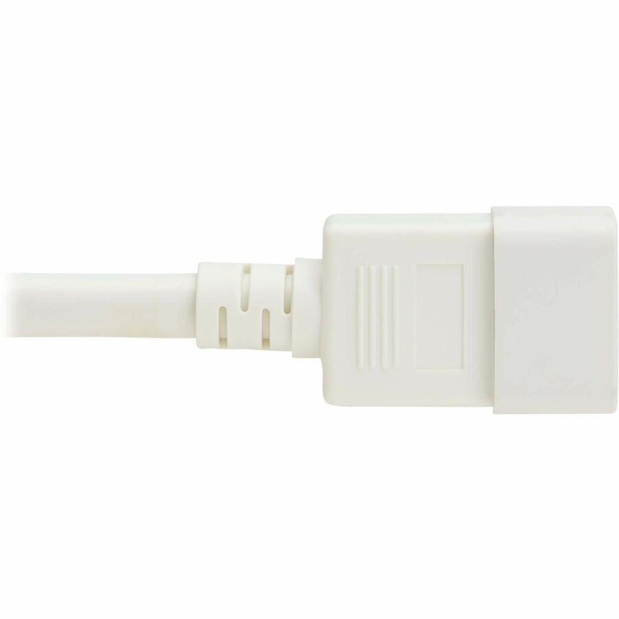 Eaton Tripp Lite Series Power Cord, C20 to C21 - Heavy-Duty, 20A, 250V, 12 AWG, 3 ft. (0.9 m), White — P035-003-AWH