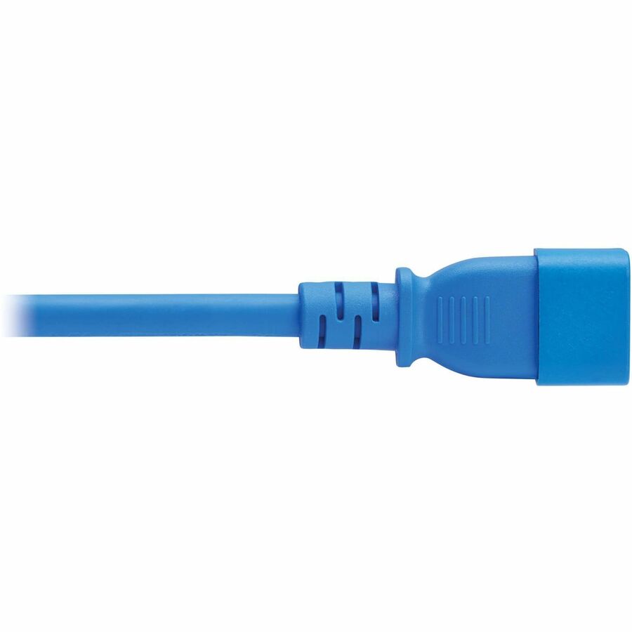 Eaton Tripp Lite Series Power Cord, C14 to C21 - Heavy-Duty, 15A, 250V, 14 AWG, 2.5 ft. (0.76 m), Blue — P037-2P5-ABL