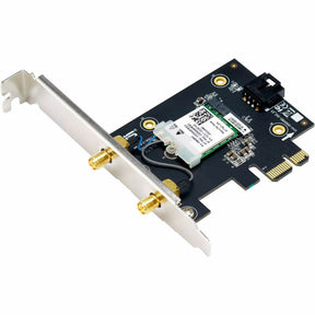 Asus PCE-BE6500 IEEE 802.11be Bluetooth 5.4 Tri Band Wi-Fi/Bluetooth Combo Adapter for Desktop Computer, Motherboard -TAA-compliant — PCE-BE6500