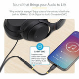 StarTech.com 5in (12.7cm) USB-C Audio Adapter to 3.5mm Headphone/Headset Jack, USB Type-C Aux Dongle, 32-bit DAC, For Laptop/Phone/Tablet — USBCAUDIO2