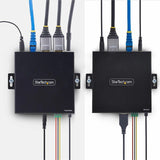 StarTech.com HDMI KVM Extender Over IP Network, 4K 60Hz, Driverless, HDMI and USB Over Ethernet/CAT6, AVoIP, Transmitter/Receiver Kit — IH2006-KVM-EXTENDER