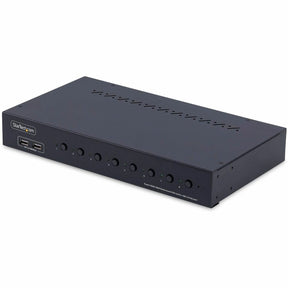 StarTech.com 8-Port HDMI KVM Switch with 1U Rack Mount Kit, 4K 60Hz HDMI 2.0, Push-Button & Hotkey Switching, TAA Compliant — R8AH202-KVM-SWITCH