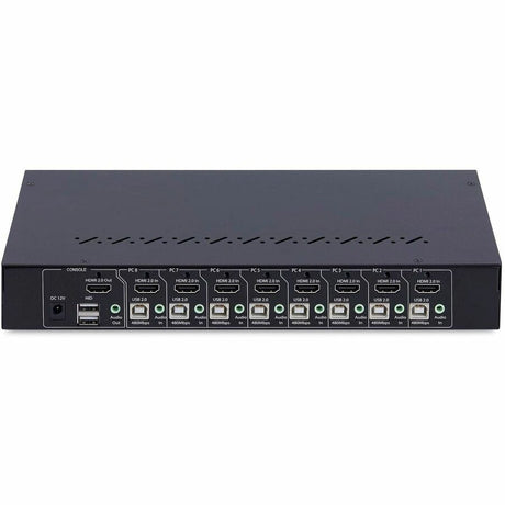 StarTech.com 8-Port HDMI KVM Switch with 1U Rack Mount Kit, 4K 60Hz HDMI 2.0, Push-Button & Hotkey Switching, TAA Compliant — R8AH202-KVM-SWITCH