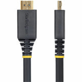 StarTech.com 20ft (6m) Active High Speed HDMI Cable with Gripping Connectors, 4K 60Hz/1440p 144Hz 18Gbps, UHD HDMI 2.0 Cord, TPE Jacket — HDMI2-CABLE-GRIP-20F