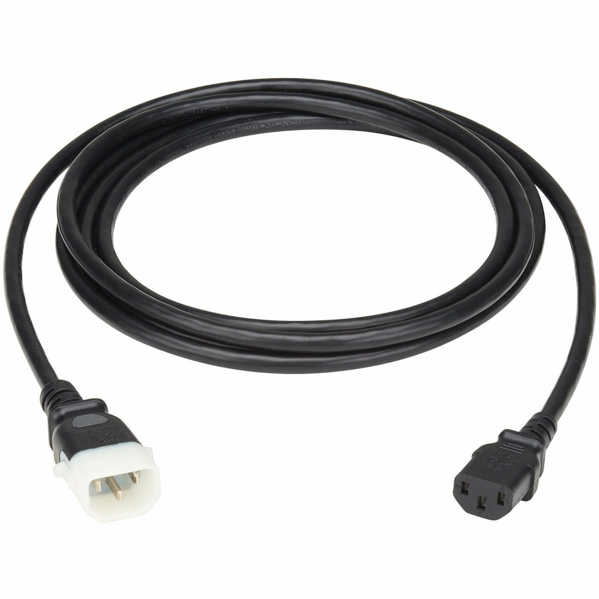 Eaton Tripp Lite Series PDU Power Cord, C13 to P-Lock C14 - North America and Europe Rated, 10A, 250V, 18AWG, 6 ft. (1.83m), Black — P004-E06