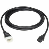 Eaton Tripp Lite Series PDU Power Cord, C13 to P-Lock C14 - North America and Europe Rated, 10A, 250V, 18AWG, 6 ft. (1.83m), Black — P004-E06