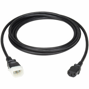 Eaton Tripp Lite Series PDU Power Cord, C13 to P-Lock C14 - North America and Europe Rated, 10A, 250V, 18AWG, 6 ft. (1.83m), Black — P004-E06
