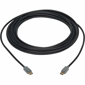 Eaton Tripp Lite Series DisplayPort Cable with Latching Connectors (M/M), 4K 60 Hz, HBR2, 4:4:4, HDCP 2.2, 50 ft. (15.2 m), Black — P580-050-4K6