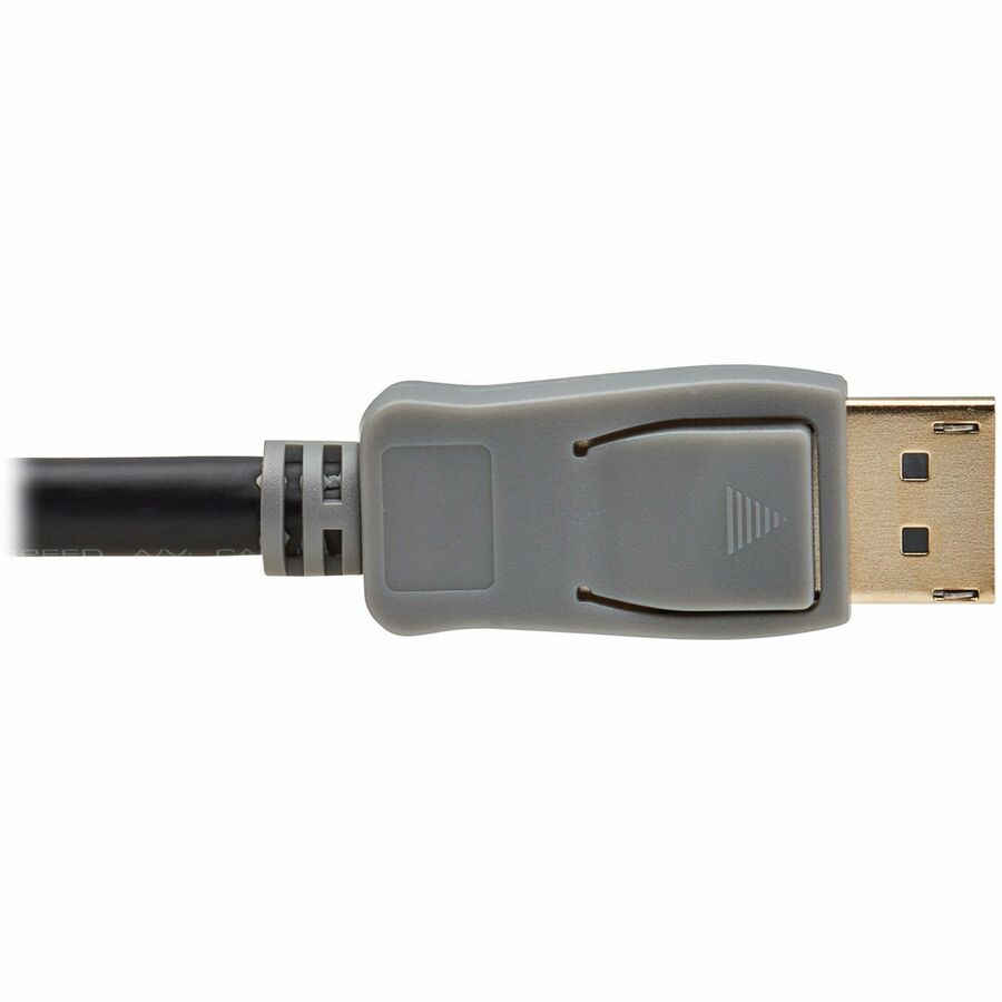 Eaton Tripp Lite Series DisplayPort Cable with Latching Connectors (M/M), 4K 60 Hz, HBR2, 4:4:4, HDCP 2.2, 50 ft. (15.2 m), Black — P580-050-4K6