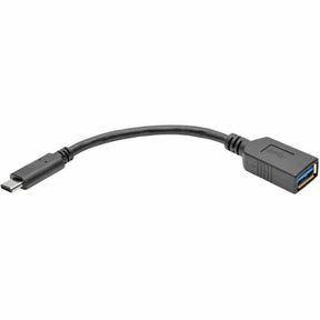 Eaton Tripp Lite Series USB-C to USB-A Adapter (M/F), USB 3.2 Gen 1 (5 Gbps), Thunderbolt 3 Compatible, 6-in. (15.24 cm) — U428-06N-F