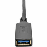 Eaton Tripp Lite Series USB-C to USB-A Adapter (M/F), USB 3.2 Gen 1 (5 Gbps), Thunderbolt 3 Compatible, 6-in. (15.24 cm) — U428-06N-F