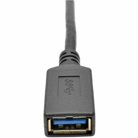 Eaton Tripp Lite Series USB-C to USB-A Adapter (M/F), USB 3.2 Gen 1 (5 Gbps), Thunderbolt 3 Compatible, 6-in. (15.24 cm) — U428-06N-F