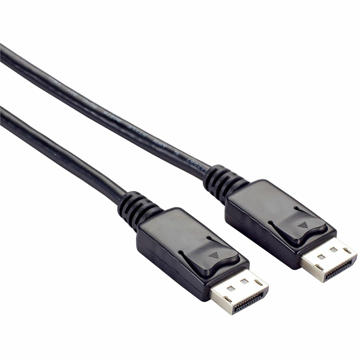 Black Box DisplayPort 1.2 Cable with Latches - Male/Male, 4K 60Hz, 3-ft. (0.9-m) — VCB-DP2-0003-MM-R2