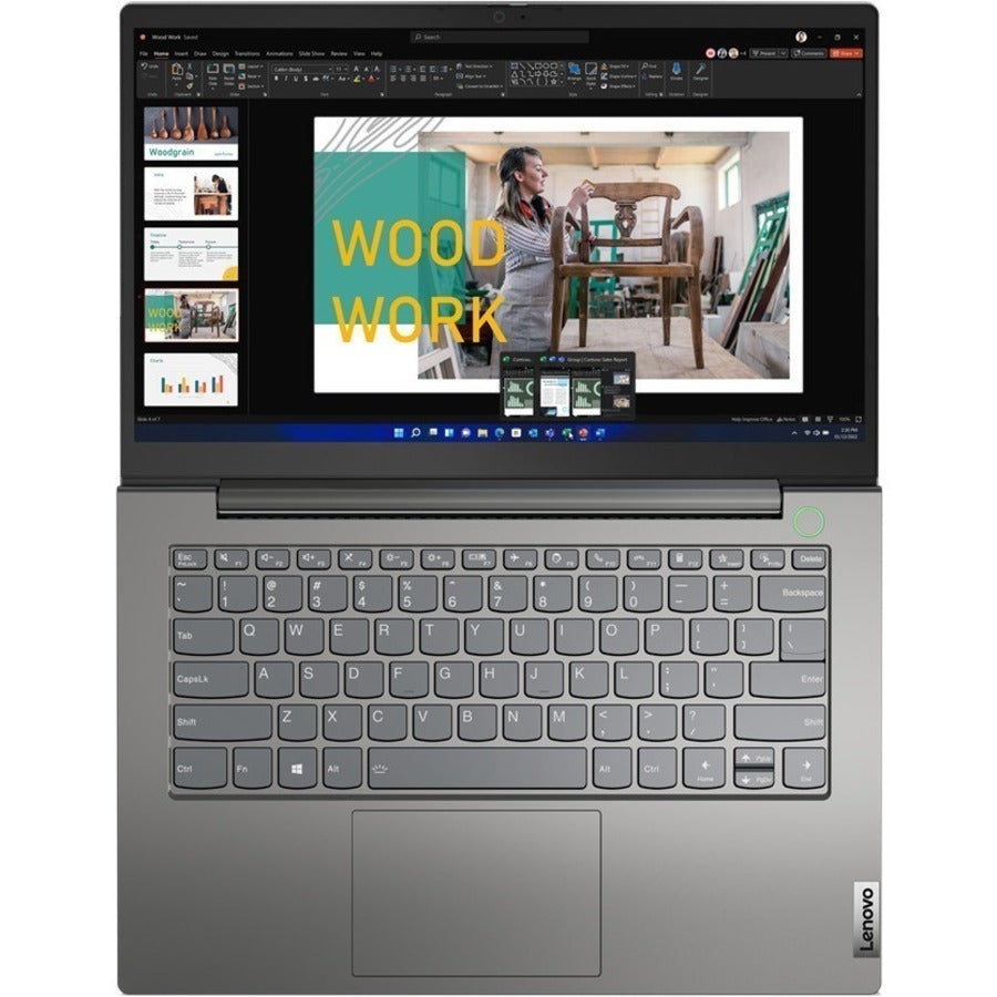Lenovo ThinkBook 14 G4 IAP 21DH00D8US 14" Notebook - Full HD - Intel Core i7 12th Gen i7-1255U - 8 GB - 512 GB SSD - English (US) Keyboard - Mineral Gray — 21DH00D8US