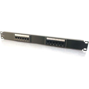 C2G 12-Port Cat5E 110-Type Patch Panel — 03850