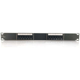 C2G 12-Port Cat5E 110-Type Patch Panel — 03850