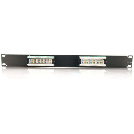 C2G 12-Port Cat5E 110-Type Patch Panel — 03850